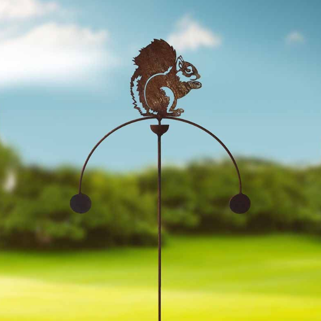 Squirrel Double Ball Wind Spinner/Rocker